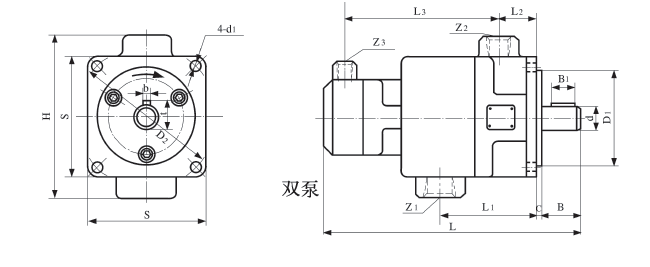YB1-4型叶片泵