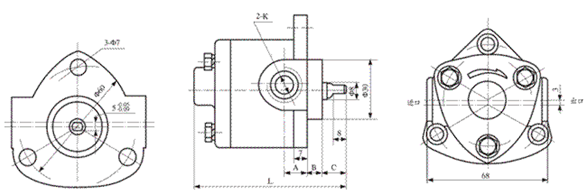 RHB-2.5润滑摆线齿轮油泵